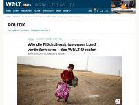 Bild zum Artikel: Massenphänomen Migration: Wie die Flüchtlingskrise unser Land verändern wird - das WELT-Dossier