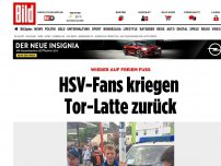 Bild zum Artikel: Verzicht auf Anzeige - HSV-Fans kriegen Tor-Latte zurück
