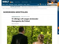 Bild zum Artikel: Arrangierte Hochzeit: 17-Jährige ruft wegen drohender Zwangsehe die Polizei