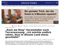 Bild zum Artikel: „Rock am Ring“-Veranstalter nach Terrorwarnung: „Ich möchte endlich sehen, dass in diesem Land etwas geschieht!“
