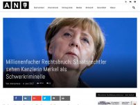 Bild zum Artikel: Millionenfacher Rechtsbruch: Staatsrechtler sehen Kanzlerin Merkel als Schwerkriminelle