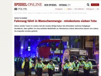 Bild zum Artikel: London: Transporter fährt in Menschengruppe - Polizei spricht von Terroranschlag