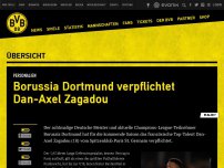 Bild zum Artikel: Borussia Dortmund verpflichtet Dan-Axel Zagadou