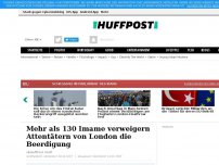 Bild zum Artikel: Mehr als 130 Imame verweigern Attentätern von London die Beerdigung