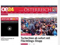 Bild zum Artikel: Tschechien ab sofort mit Flüchtlings-Stopp
