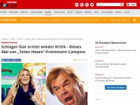 Bild zum Artikel: Helene Fischer - Schlager-Star erntet wieder Kritik - dieses Mal von „Toten Hosen“-Frontmann Campino