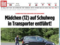 Bild zum Artikel: Mann festgenommen - Mädchen (12) in Leipzig in Transporter entführt!