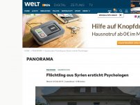 Bild zum Artikel: Saarbrücken: Flüchtling aus Syrien ersticht seinen Berater