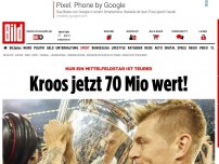 Bild zum Artikel: Unser Star bei Real - Kroos jetzt 70 Mio wert!
