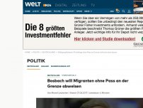 Bild zum Artikel: Einreiseregeln: Bosbach will Migranten ohne Pass an der Grenze abweisen