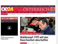Bild zum Artikel: Wahlkampf: FPÖ will das Rauchverbot abschaffen