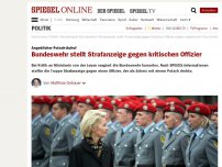 Bild zum Artikel: Angeblicher Putsch-Aufruf: Bundeswehr stellt Strafanzeige gegen kritischen Offizier