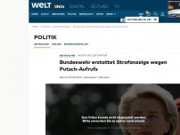 Bild zum Artikel: Anstiftung zur Straftat: Bundeswehr erstattet Strafanzeige wegen Putsch-Aufrufs
