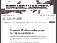 Bild zum Artikel: Köln: Tausende Muslime wollen gegen Terror demonstrieren