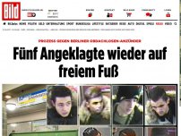 Bild zum Artikel: Mordprozess in Berlin - Fünf Verdächtige wieder auf freiem Fuß 