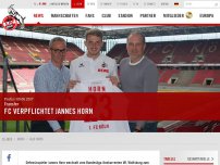 Bild zum Artikel: 1. FC Köln | FC verpflichtet Jannes Horn