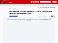 Bild zum Artikel: Eklat auf Mallorca - Nazis zeigen Reichskriegsflagge in Ballermann-Kneipe - Feierwütige reagieren sofort