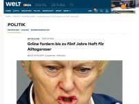 Bild zum Artikel: Temposünder: Grüne fordern bis zu fünf Jahre Haft für Alltagsraser