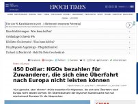 Bild zum Artikel: 450 Dollar: NGOs bezahlen für Zuwanderer, die sich eine Überfahrt nach Europa nicht leisten können
