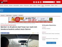 Bild zum Artikel: Automatisiertes Fahren kommt - Merkel: In 20 Jahren darf man nur noch mit Sondererlaubnis selbst Auto fahren