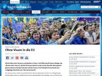 Bild zum Artikel: Feiern in der Ukraine: Ohne Visum in die EU