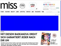 Bild zum Artikel: Mit diesem Badeanzug dreht sich garantiert jeder nach dir um