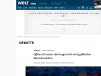 Bild zum Artikel: Afrika-Konferenz: Offene Grenzen sind ungerecht und gefährden Menschenleben