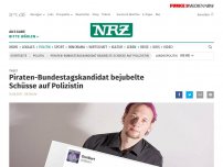 Bild zum Artikel: Tweet: Piraten-Bundestagskandidat bejubelte Schüsse auf Polizistin