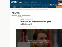 Bild zum Artikel: Flüchtlingspolitik: Wie Kurz die Mittelmeerroute ganz schließen will