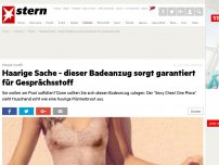 Bild zum Artikel: Strand-Outfit: Haarige Sache - dieser Badeanzug sorgt garantiert für Gesprächsstoff