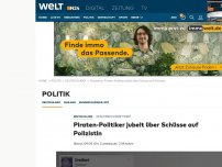 Bild zum Artikel: Geschmackloser Tweet: Piraten-Politiker jubelt über Schüsse auf Polizistin