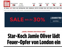 Bild zum Artikel: Jamie Oliver lädt Opfer ein - „Wir geben euch Essen, Trinken und etwas Liebe“