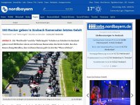 Bild zum Artikel: 300 Rocker geben ins Ansbach Kameraden letztes Geleit