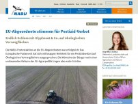 Bild zum Artikel: EU-Abgeordnete stimmen für Pestizid-Verbot