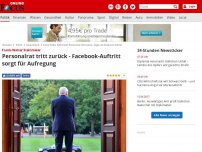 Bild zum Artikel: Frank-Walter Steinmeier - Personalrat tritt zurück - Facebook-Auftritt sorgt für Aufregung