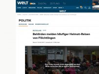 Bild zum Artikel: BAMF: Behörden melden häufiger Heimat-Reisen von Flüchtlingen