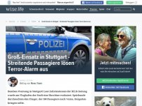 Bild zum Artikel: Terror-Alarm in Stuttgart! Kompletter Flugverkehr eingestellt - Polizei im Einsatz!