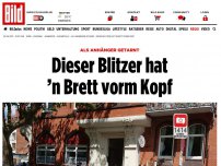 Bild zum Artikel: Als Anhänger getarnt - Dieser Blitzer hat ’n Brett vorm Kopf