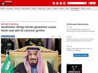 Bild zum Artikel: G20-Gipfel in Hamburg - Saudischer König mietet gesamtes Luxus-Hotel und will 30 Lämmer grillen