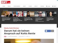 Bild zum Artikel: Maike Kohl-Richter: Darum hat sie keinen Anspruch auf Kohls Rente