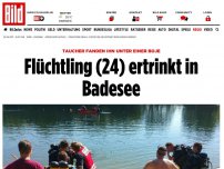Bild zum Artikel: Leiche unter Boje gefunden - Flüchtling (18) ertrinkt in Badesee