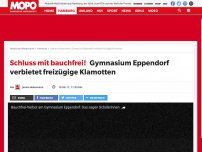 Bild zum Artikel: Schluss mit bauchfrei!: Gymnasium Eppendorf verbietet freizügige Klamotten