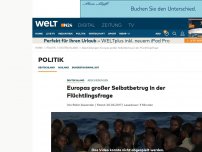 Bild zum Artikel: Abschiebungen: Europas großer Selbstbetrug in der Flüchtlingsfrage