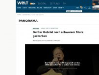 Bild zum Artikel: Tod mit 75: Gunter Gabriel ist tot