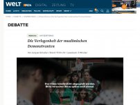 Bild zum Artikel: Antisemitismus: Die Verlogenheit der muslimischen Demonstranten