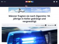 Bild zum Artikel: Männer fragten sie nach Zigarette: 18-Jährige in Keller gedrängt und vergewaltigt