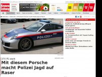 Bild zum Artikel: Mit diesem Porsche macht Polizei Jagd auf Raser!