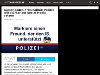 Bild zum Artikel: Kampf gegen Kriminalität: Polizei will stärker auf Social Media setzen