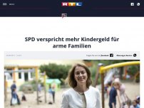 Bild zum Artikel: SPD verspricht mehr Kindergeld für arme Familien