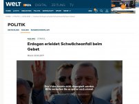 Bild zum Artikel: Istanbul: Erdogan erleidet Schwächeanfall beim Gebet